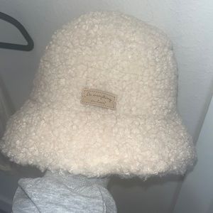 Fuzzy bucket hat
